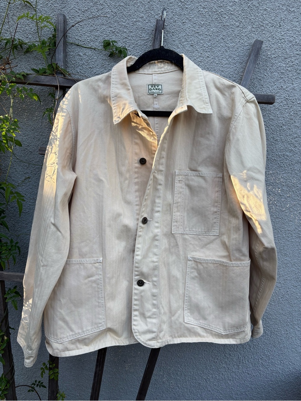 Hey Gang Barn Jacket + Chore Pants in Natural - Picture 3 of 14